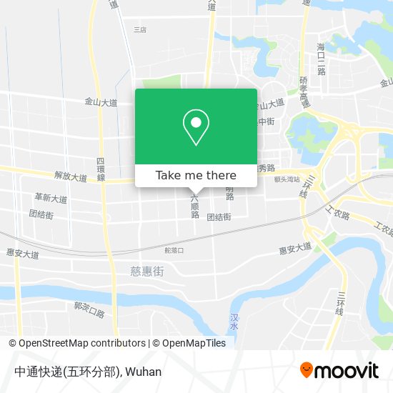 中通快递(五环分部) map