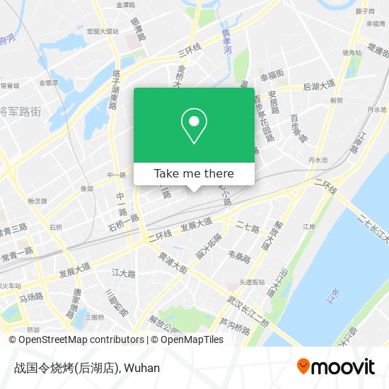 战国令烧烤(后湖店) map
