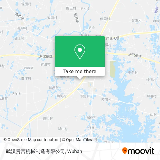武汉贵言机械制造有限公司 map