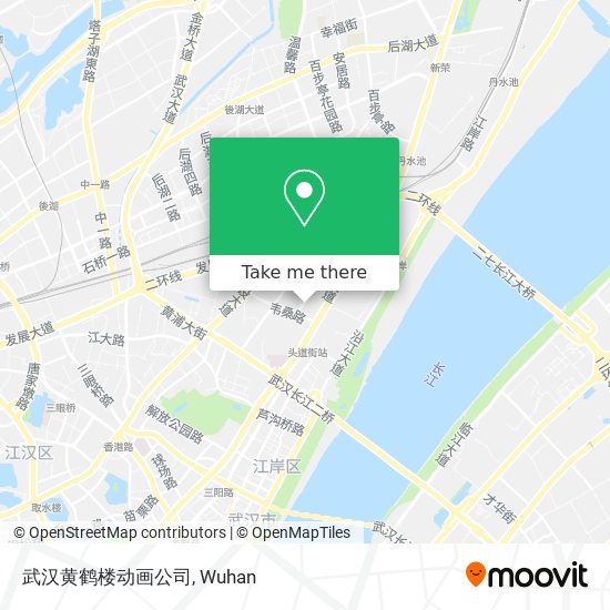 武汉黄鹤楼动画公司 map