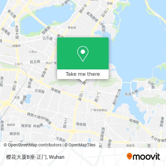 樱花大厦B座-正门 map