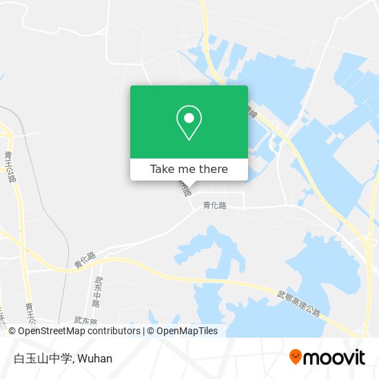 白玉山中学 map