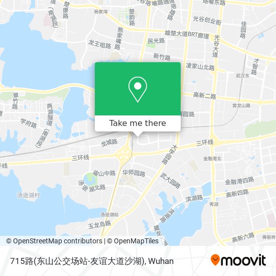 715路(东山公交场站-友谊大道沙湖) map