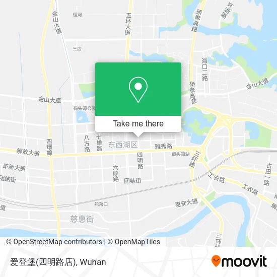 爱登堡(四明路店) map