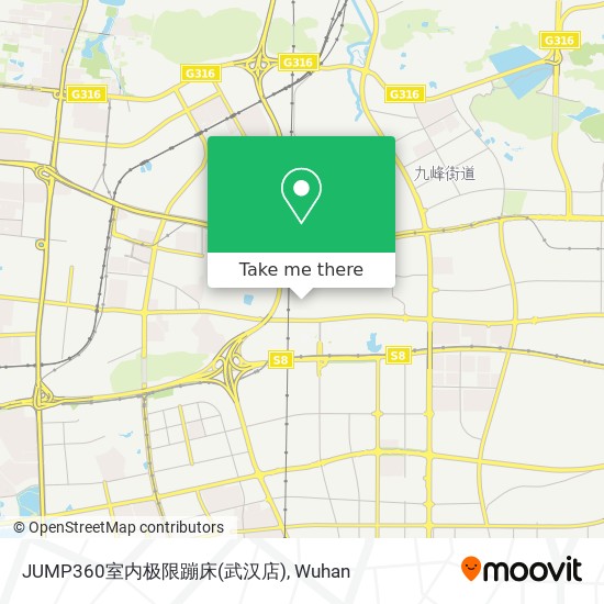 JUMP360室内极限蹦床(武汉店) map