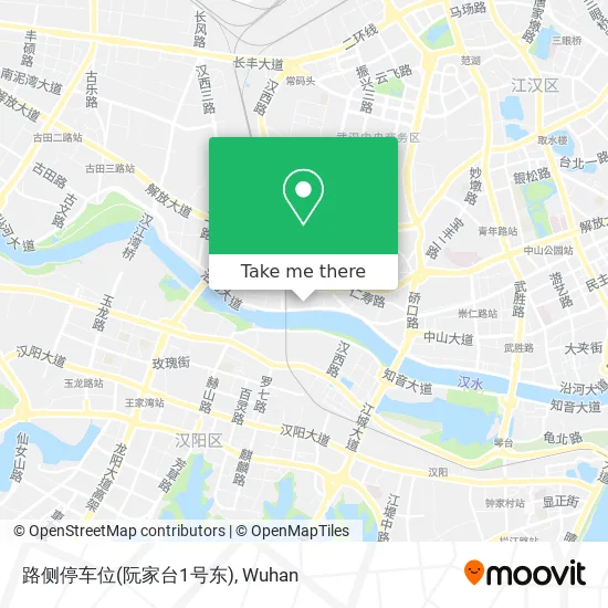 路侧停车位(阮家台1号东) map
