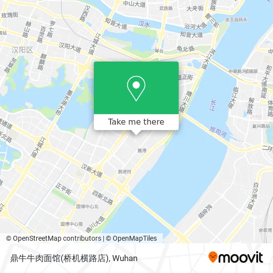 鼎牛牛肉面馆(桥机横路店) map