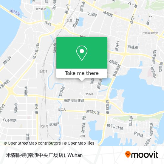 米森眼镜(南湖中央广场店) map