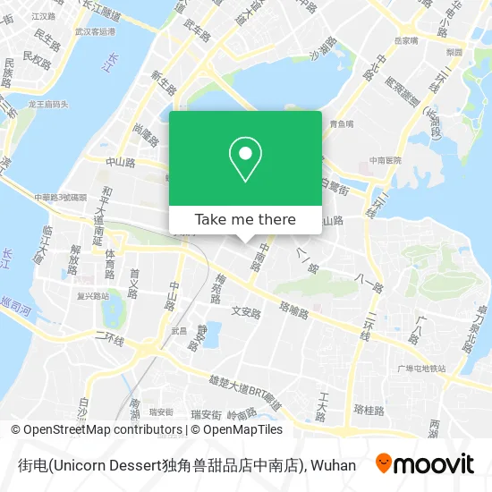 街电(Unicorn Dessert独角兽甜品店中南店) map