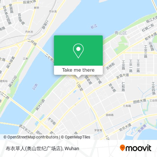 布衣草人(奥山世纪广场店) map