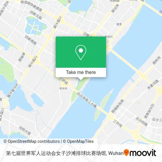 第七届世界军人运动会女子沙滩排球比赛场馆 map
