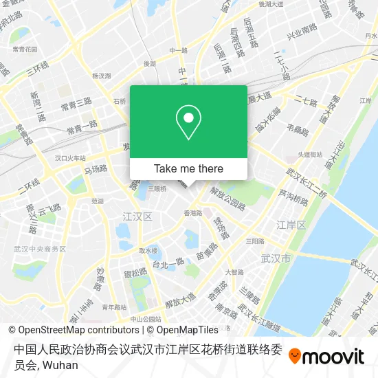 中国人民政治协商会议武汉市江岸区花桥街道联络委员会 map