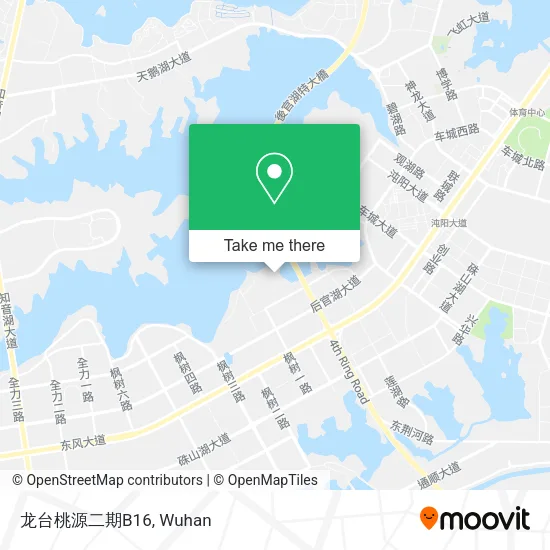 龙台桃源二期B16 map