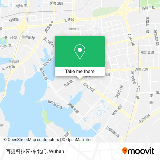 百捷科技园-东北门 map