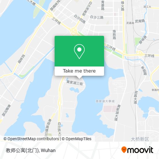 教师公寓(北门) map