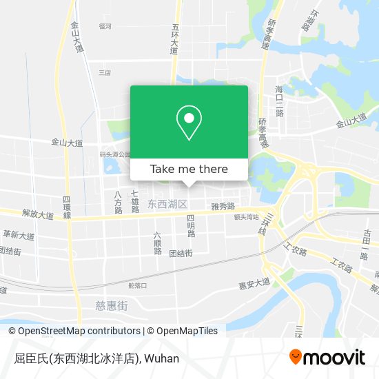 屈臣氏(东西湖北冰洋店) map