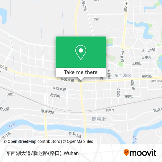 东西湖大道/腾达路(路口) map