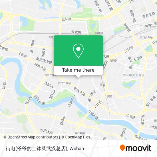 街电(爷爷的土钵菜武汉总店) map