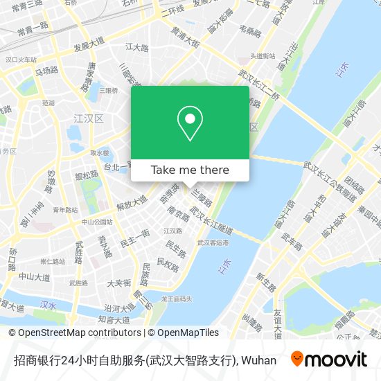 招商银行24小时自助服务(武汉大智路支行) map
