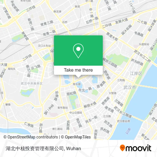 湖北中核投资管理有限公司 map