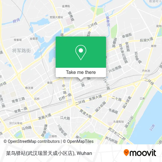 菜鸟驿站(武汉瑞景天成小区店) map