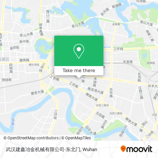 武汉建鑫冶金机械有限公司-东北门 map