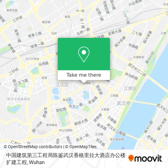 中国建筑第三工程局陈鉴武汉香格里拉大酒店办公楼扩建工程 map
