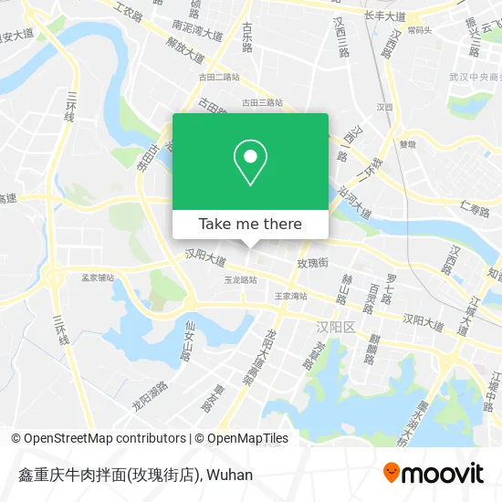 鑫重庆牛肉拌面(玫瑰街店) map