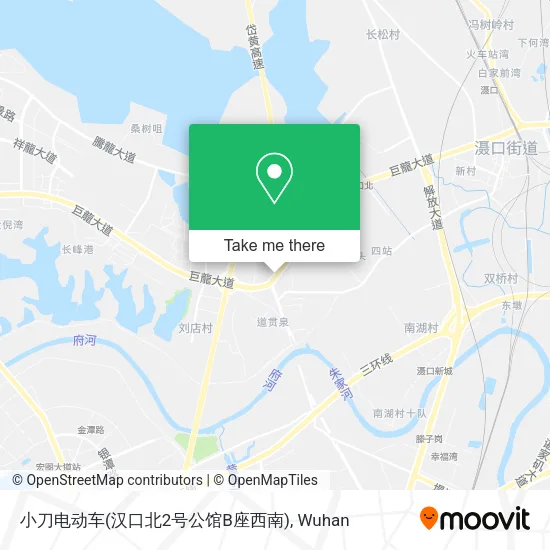 小刀电动车(汉口北2号公馆B座西南) map