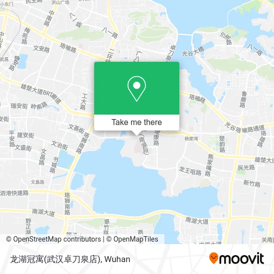 龙湖冠寓(武汉卓刀泉店) map