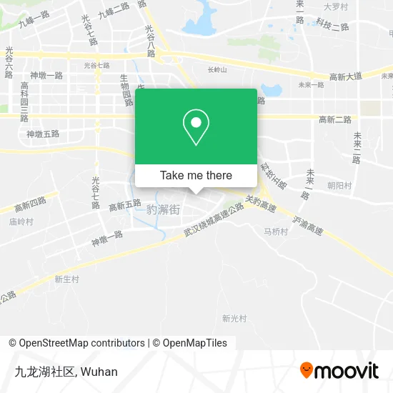 九龙湖社区 map