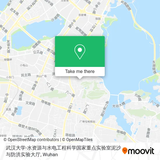 武汉大学-水资源与水电工程科学国家重点实验室泥沙与防洪实验大厅 map
