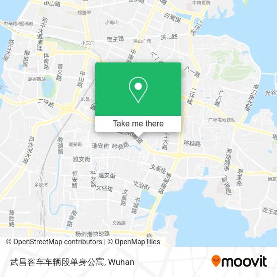 武昌客车车辆段单身公寓 map
