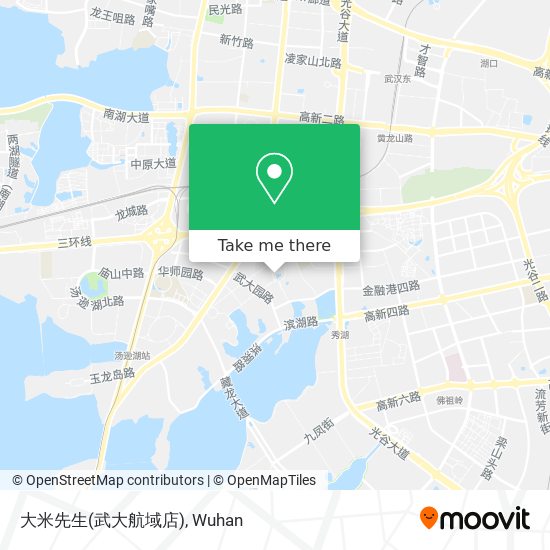 大米先生(武大航域店) map