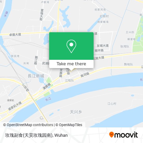 玫瑰副食(天昊玫瑰园南) map