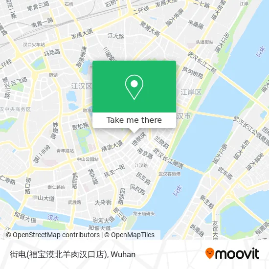 街电(福宝漠北羊肉汉口店) map