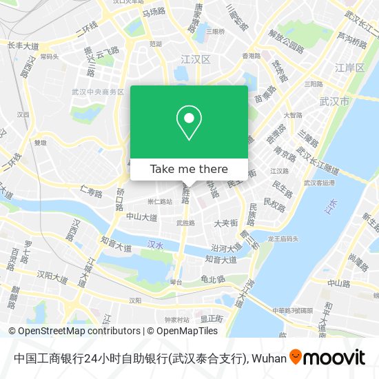 中国工商银行24小时自助银行(武汉泰合支行) map