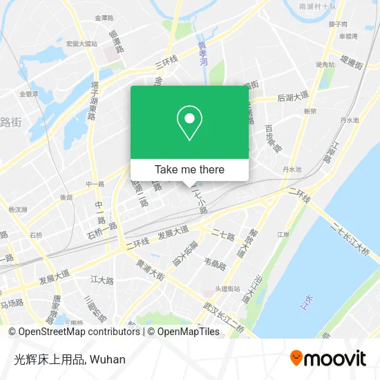 光辉床上用品 map