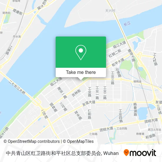 中共青山区红卫路街和平社区总支部委员会 map