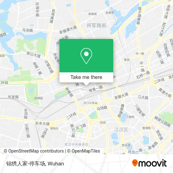 锦绣人家-停车场 map