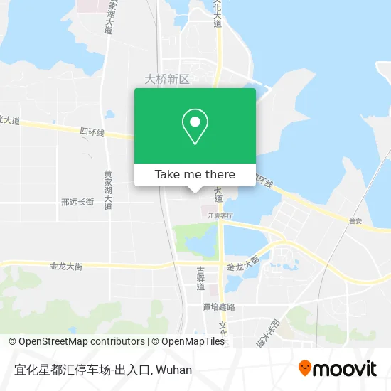 宜化星都汇停车场-出入口 map