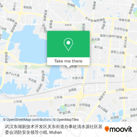 武汉东湖新技术开发区关东街道办事处清水源社区居委会消防安全领导小组 map