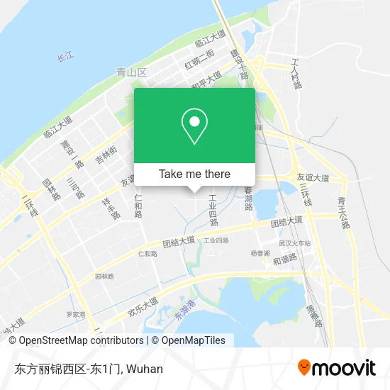 东方丽锦西区-东1门 map