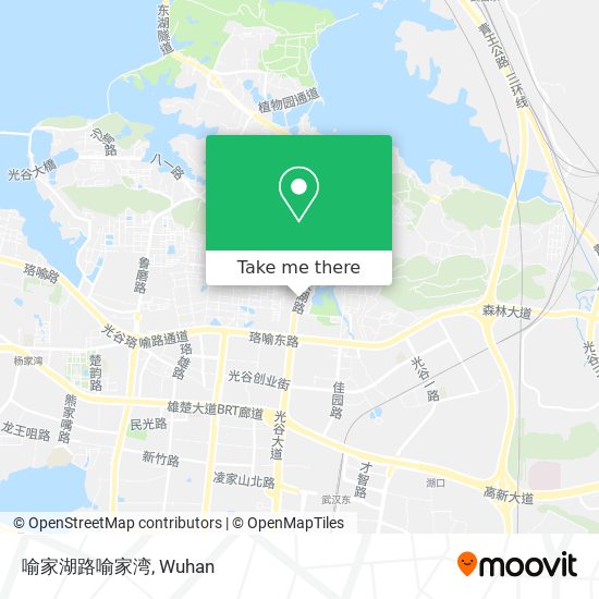 喻家湖路喻家湾 map