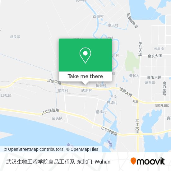 武汉生物工程学院食品工程系-东北门 map