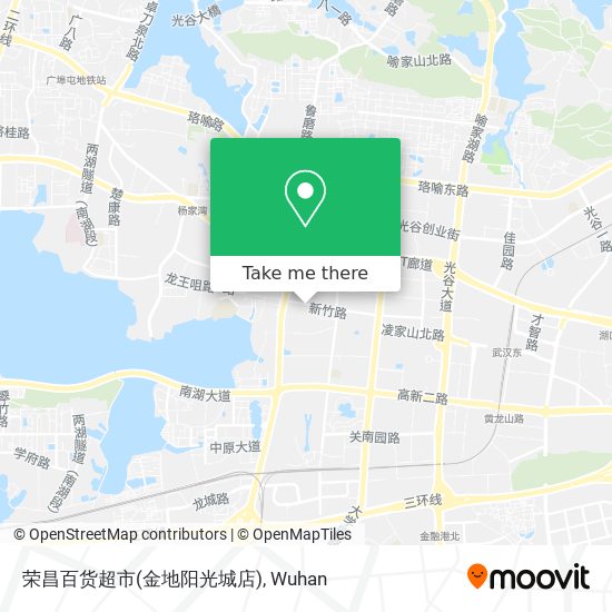 荣昌百货超市(金地阳光城店) map