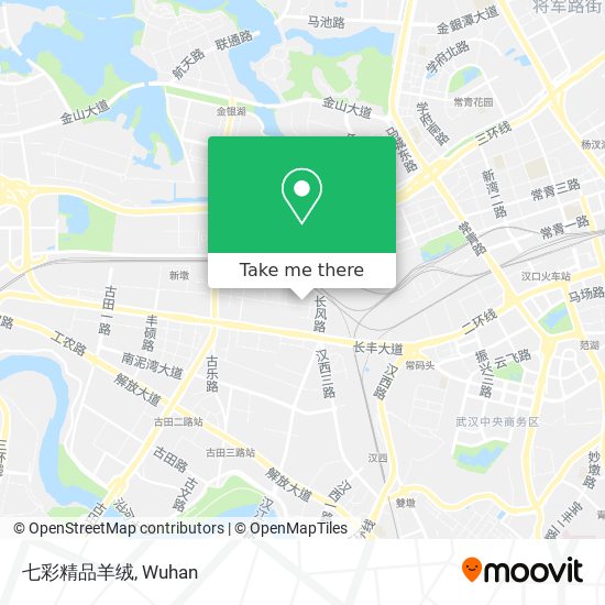 七彩精品羊绒 map