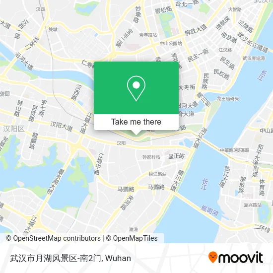 武汉市月湖风景区-南2门 map