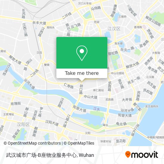 武汉城市广场-B座物业服务中心 map