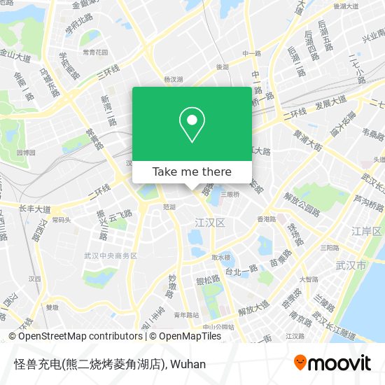 怪兽充电(熊二烧烤菱角湖店) map